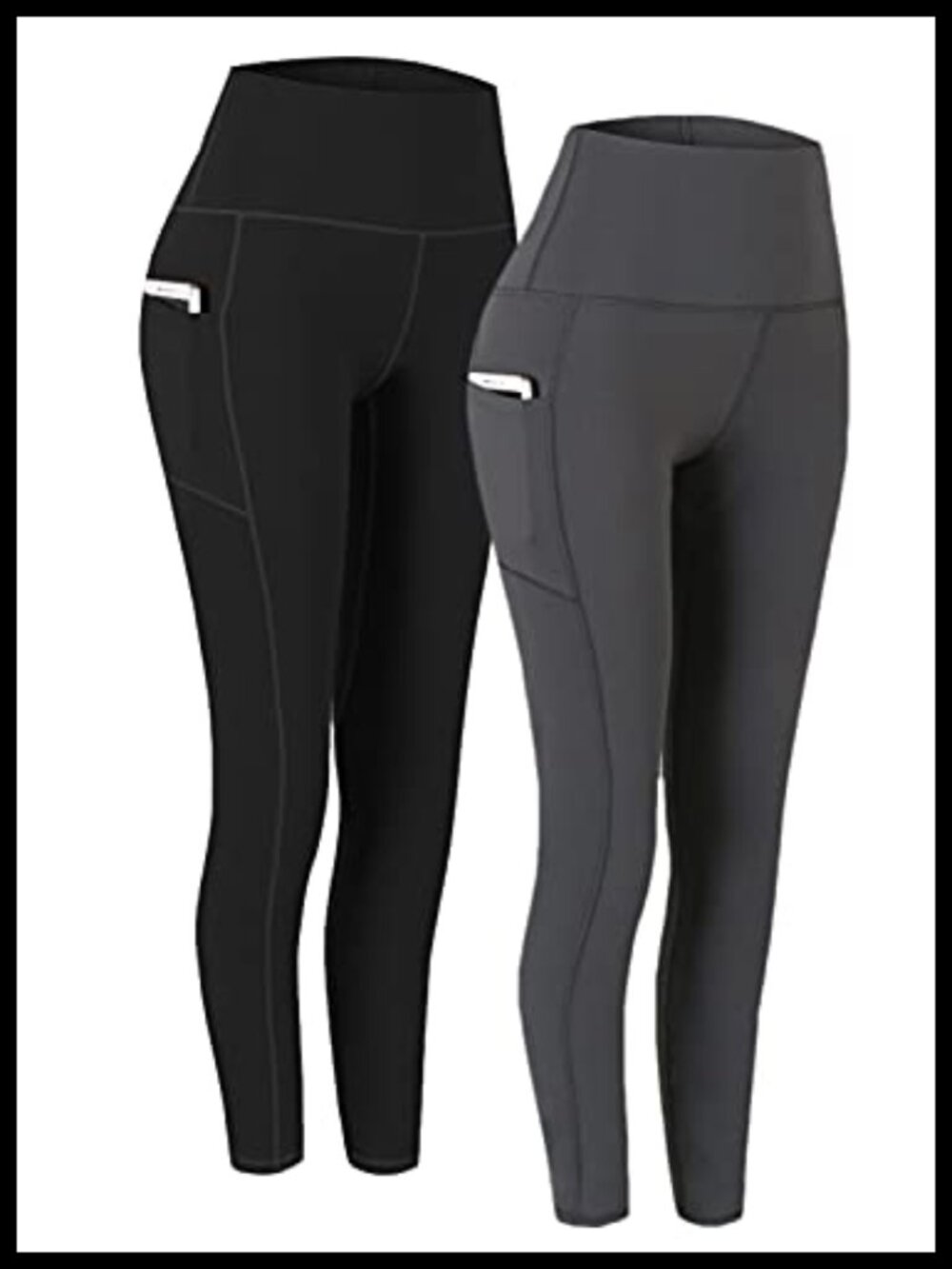 High Waist Yoga Pants with Pockets Workout Leggings